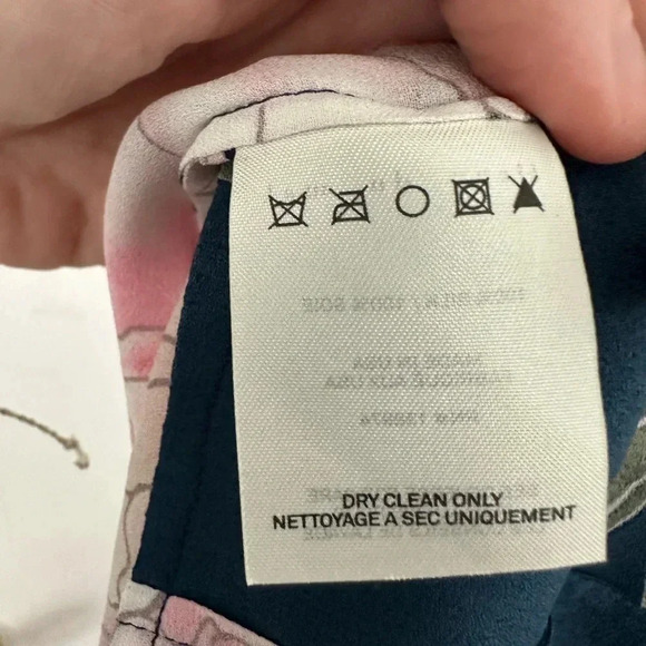 Fleur Du Mal Floral Blue and Pink Pants. - Picture 7 of 7